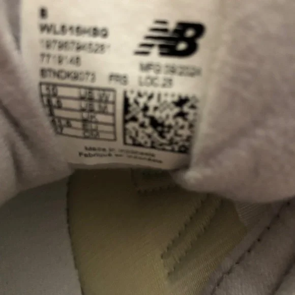 New Balance 515H platform sneakers, size 10, light blue/gray, like new! - Picture 7 of 8